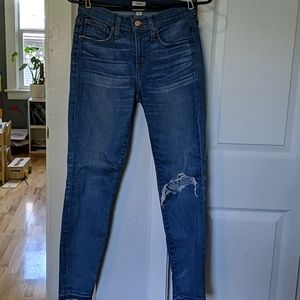 J.Crew 8" Toothpick Jeans size 26